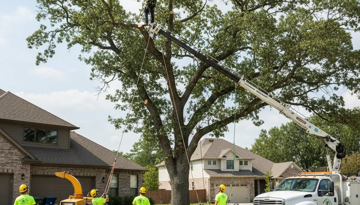 Arborist providing expert tree removal service in Columbia, MO for Chop Chop Tree