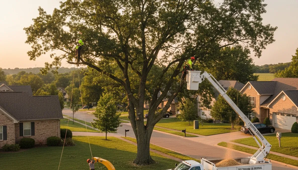Professional tree removal service in Columbia, MO by certified arborists at Tree Services Columbia MO