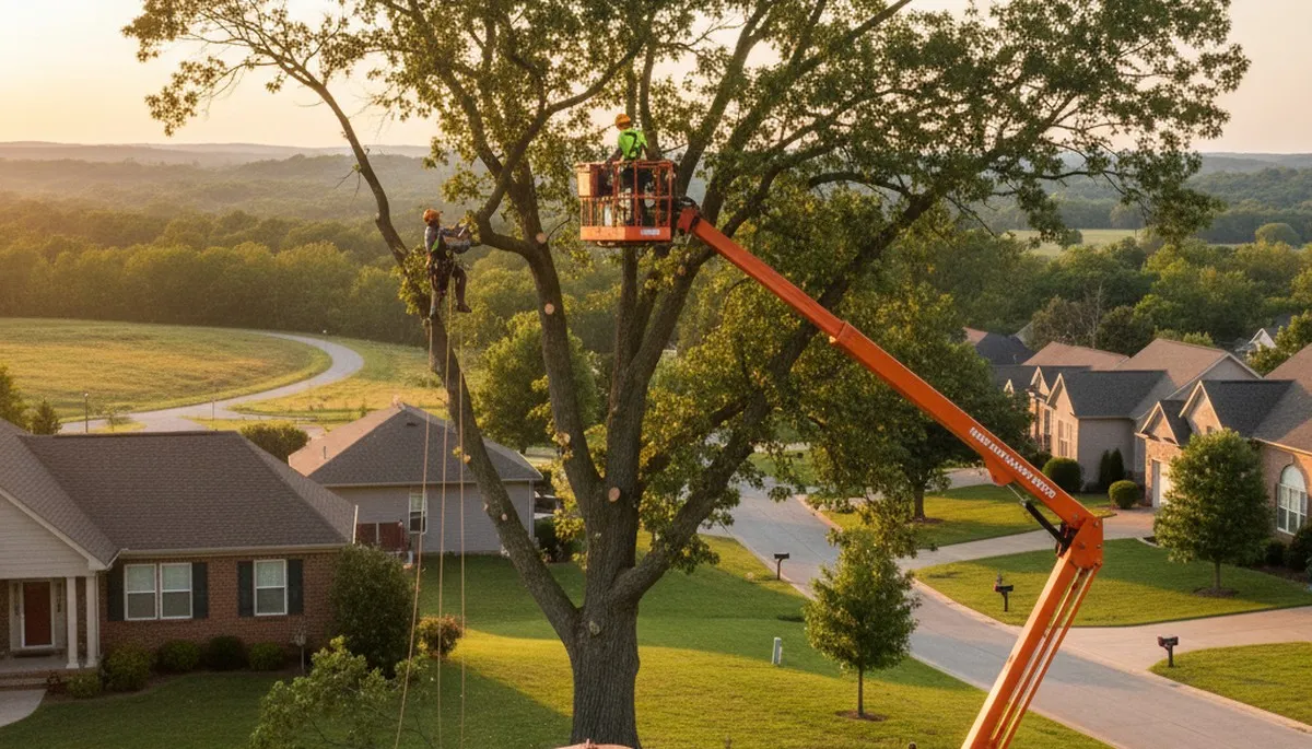 Professional tree removal service in Columbia, MO by certified local arborists