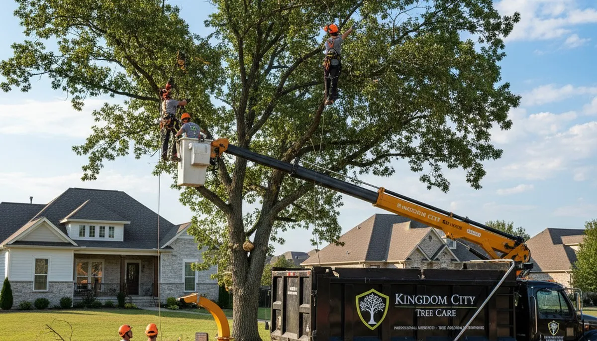 Professional tree removal service in Columbia, MO by certified arborists
